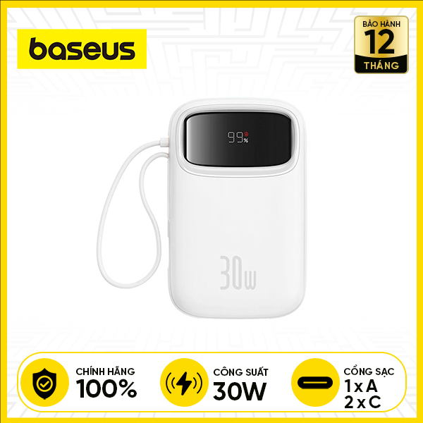 Pin Sạc Dự Phòng BASEUS QPow 2 30W 10000mAh