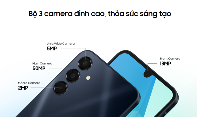 hệ thống camera galaxy a16