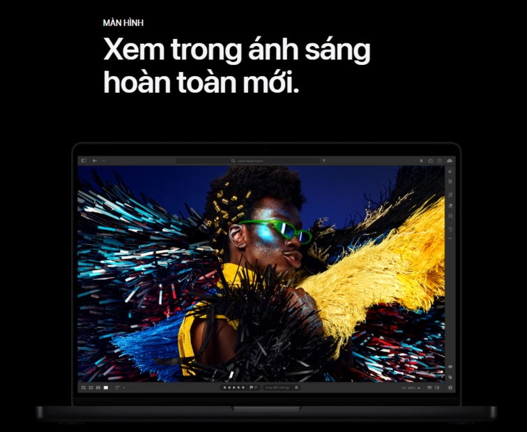 màn hình macbook m4 14 inch