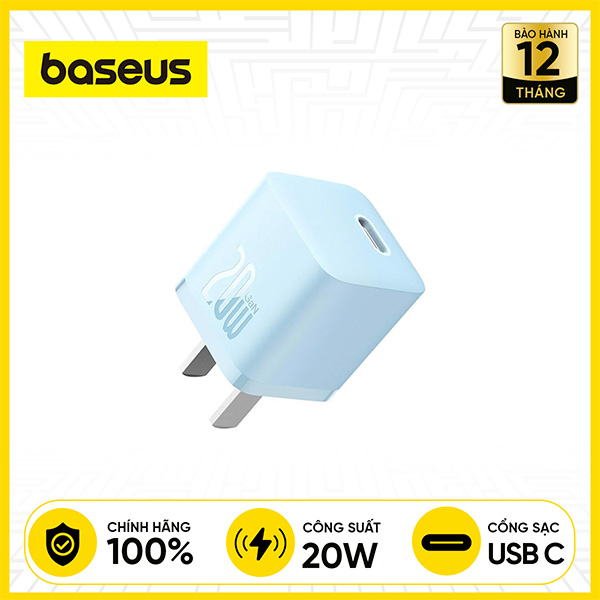 Củ Sạc Nhanh BASEUS GaN5 Fast Charger 1C 20W