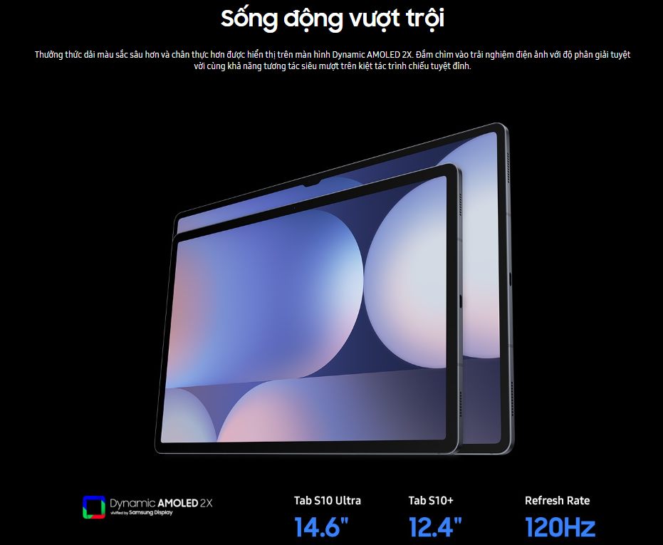 màn hình Galaxy Tab S10 Series