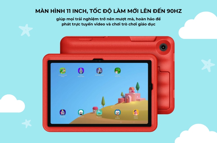 màn hình Galaxy Tab A9+ Kids Edition