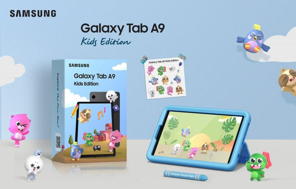 thiết kế Galaxy Tab A9+ Kids Edition