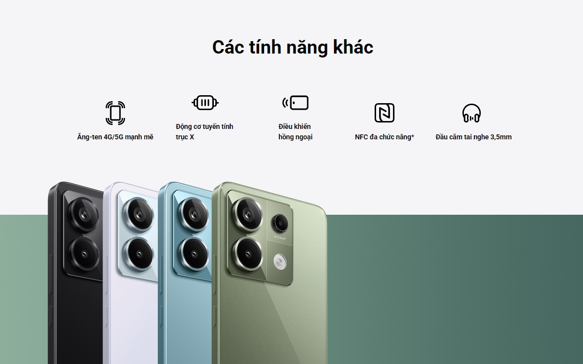 các tính năng khác của redmi note 13 pro 5g