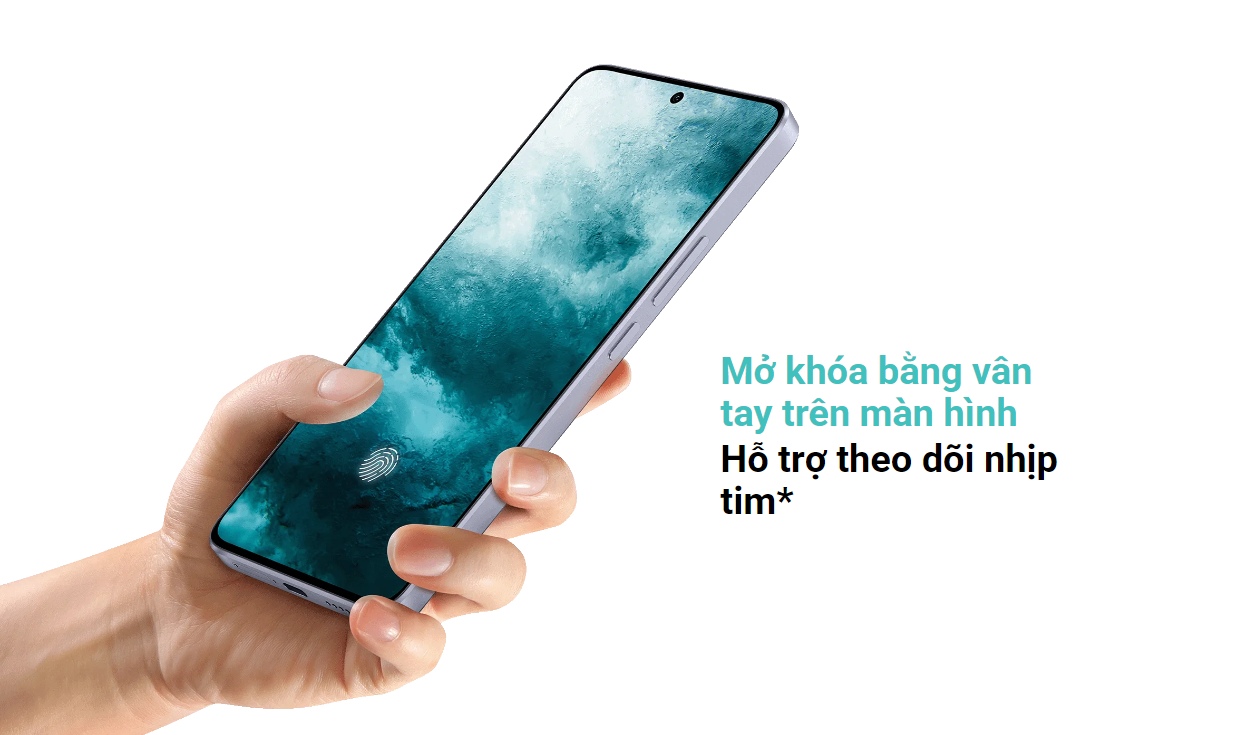 mở khóa bằng vân tay Redmi Note 13 Pro 5G