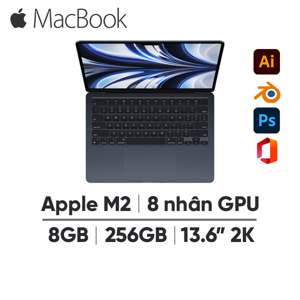 MacBook Air 2022 13 Inch Chip M2 8GB | 256GB SSD Likenew - Fullbox