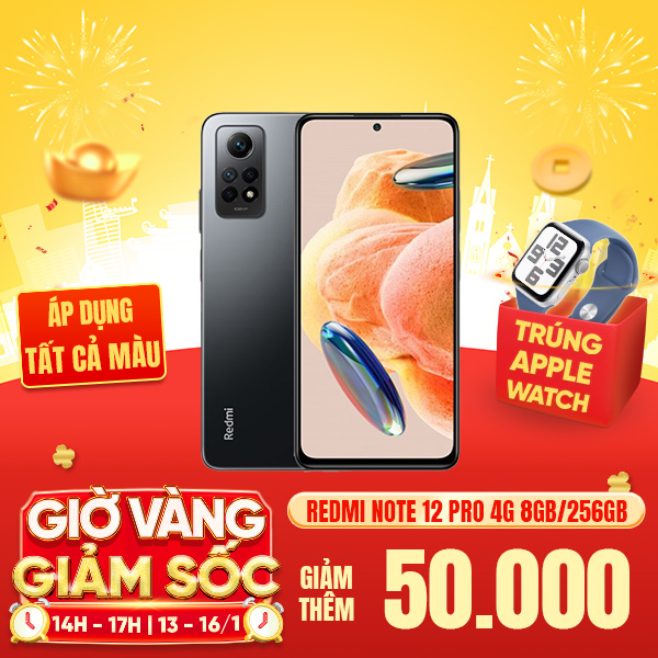 Xiaomi Redmi Note 12 Pro 4G 8GB/256GB Chính Hãng