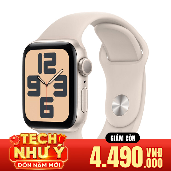 Apple Watch SE 2023 44mm GPS Viền Nhôm Mới Trần - Chưa Kích Hoạt