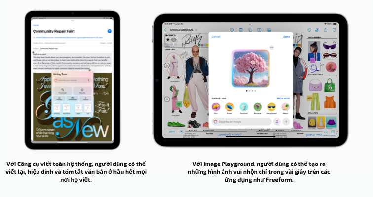 iPad mini 7 tích hợp tính năng Apple Intelligence
