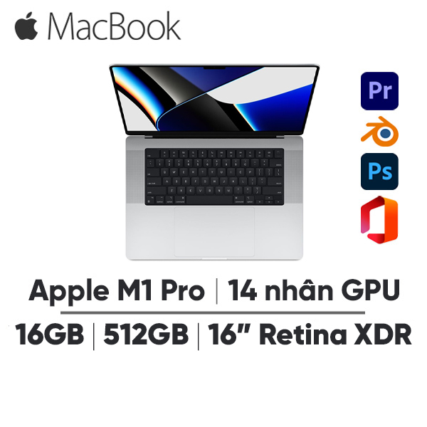 MacBook Pro M1 Pro 16 Inch (16GB/512TB) Cũ 99% | Giá Tốt Nhất, BH