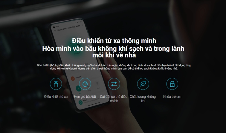 Điều khiển thông minh, tiện lợi tối đa