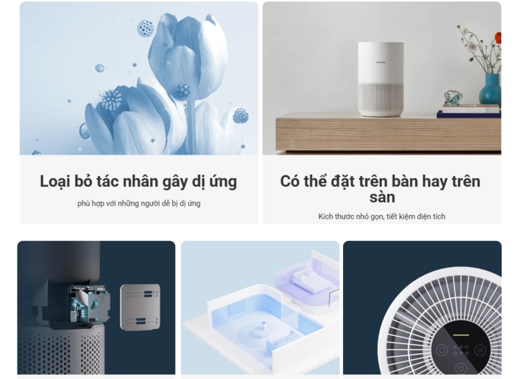 Tính năng Xiaomi Smart Air Purifier 4 Compact