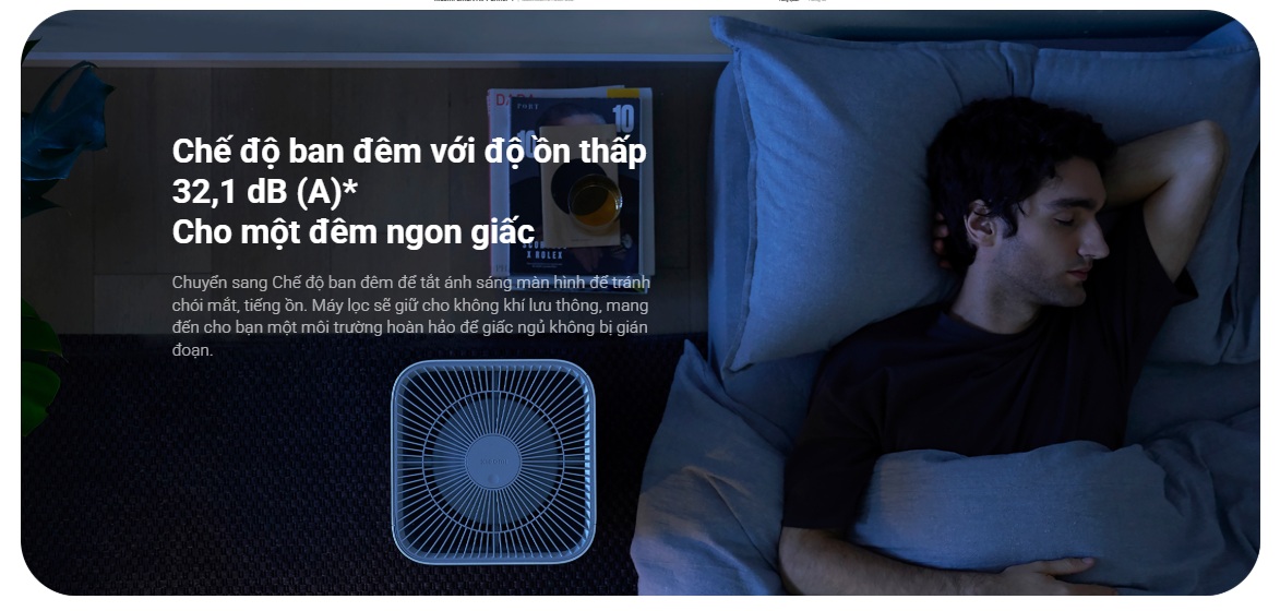 Chế độ ban đêm, yên tĩnh và tiết kiệm năng lượng