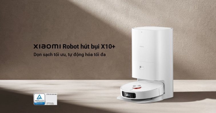 Robot hút bụi Xiaomi Vacuum X10 Plus