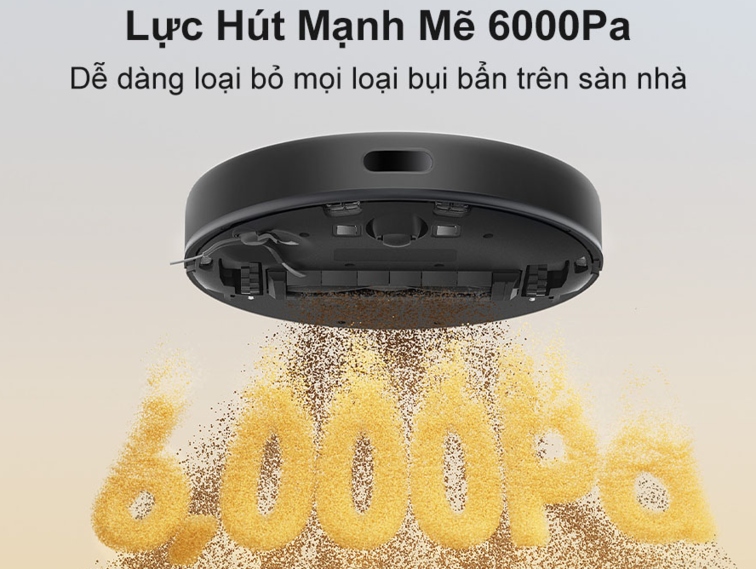 Sức hút mạnh mẽ với công nghệ Vormax™ 6.000Pa