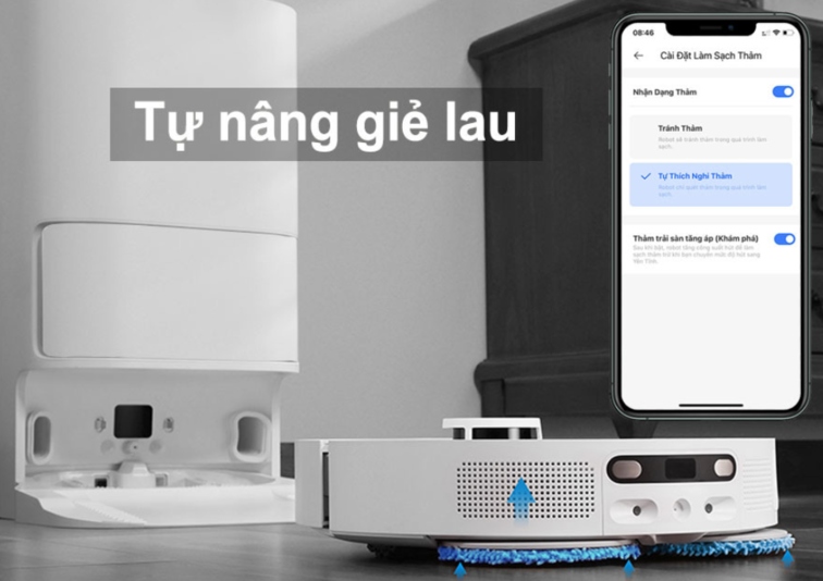 Tự nâng giẻ lau