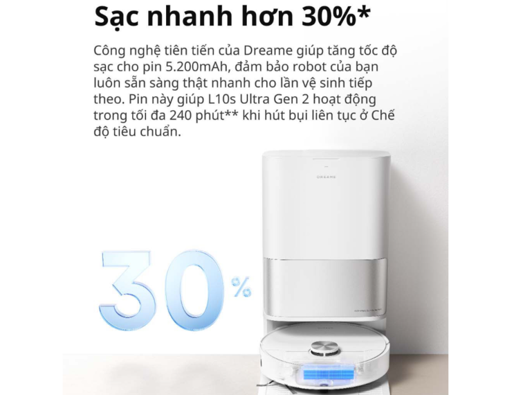 Sạc nhanh và tiết kiệm năng lượng