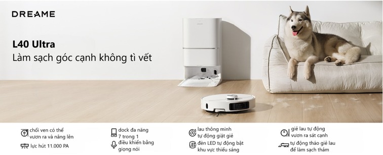 Robot hút bụi Dreame L40 Ultra