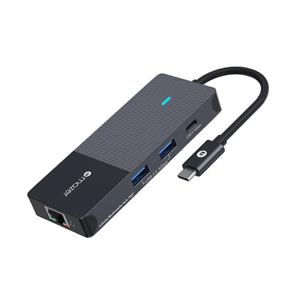 Bộ Chuyển Đổi Mazer Infinite Multimedia Pro Hub 8-in-1 USB-C Chính Hãng