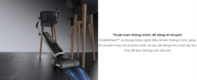 Thiết kế ngả phẳng 180°, làm sạch mọi góc khuất
