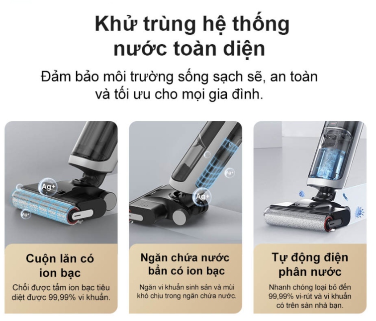 Khử trùng nước nóng toàn diện