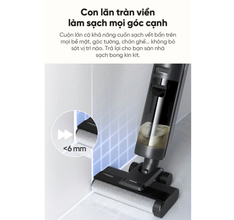 Thiết kế cuộn lăn tràn viền