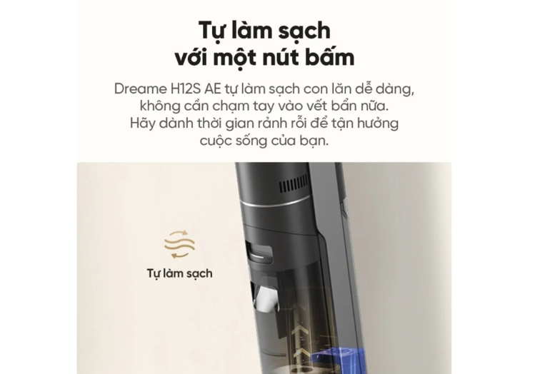 Tự làm sạch chỉ với một nút bấm 