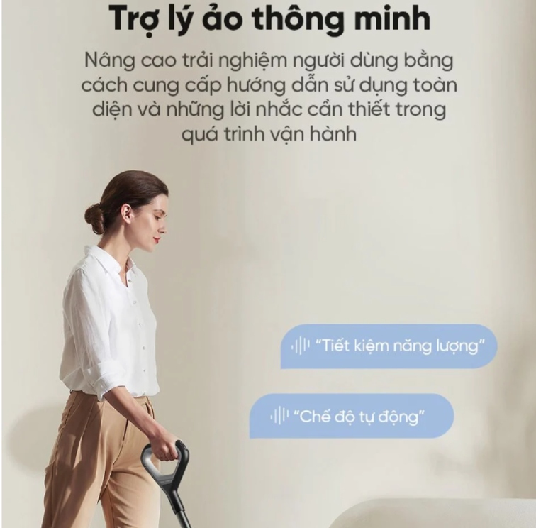 Trải nghiệm thông minh với màn hình LED và trợ lý giọng nói