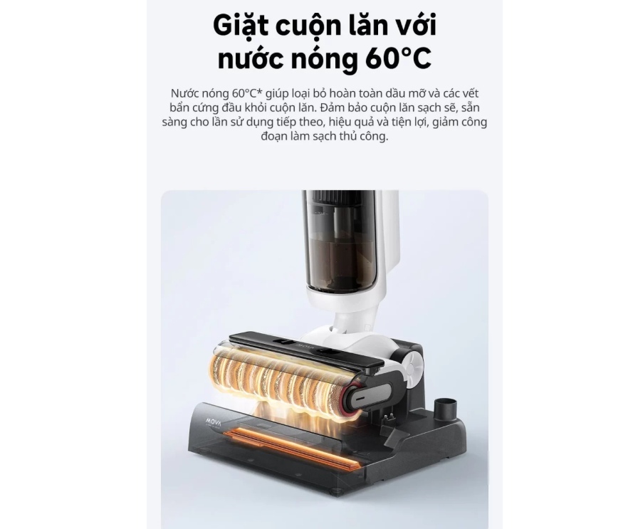 Giặt con lăn nước nóng