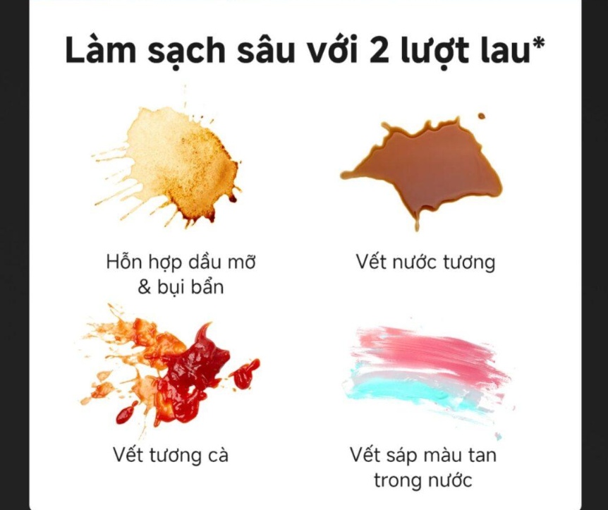 Chế độ làm sạch đa dạng linh hoạt mọi nhu cầu