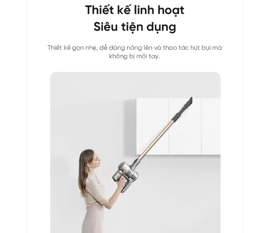 Thiết kế gọn nhẹ, linh hoạt