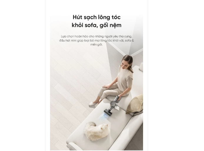 Hút sạch lông tóc