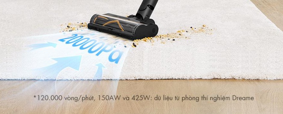 Sức mạnh vượt trội với lực hút 150AW