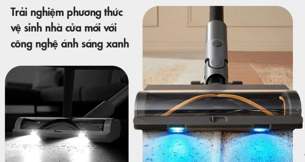 Đèn LED xanh phát hiện bụi tối ưu