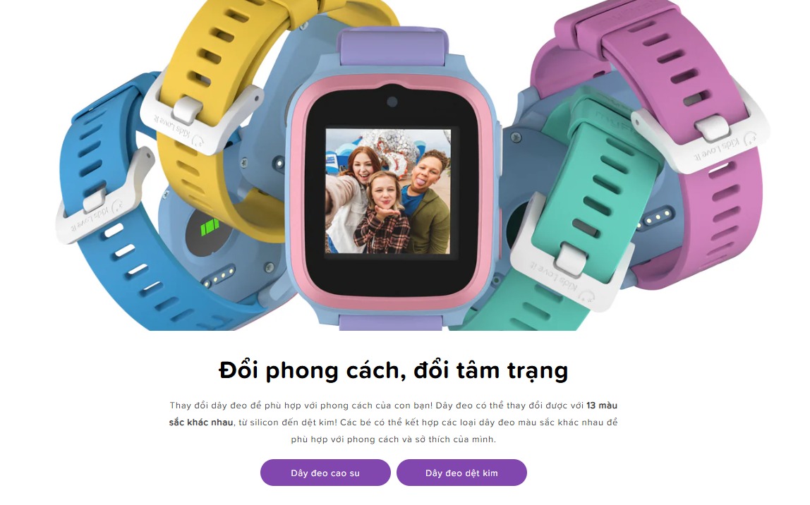 Thiết kế thời trang, phù hợp với trẻ em