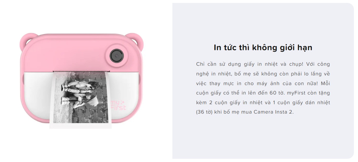 In ảnh tức thì, không lo mực in