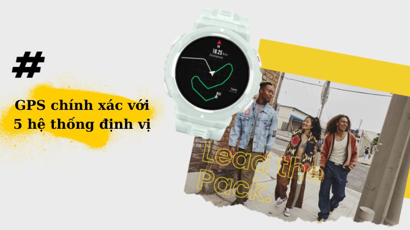 Hỗ trợ GPS chính xác với 5 hệ thống định vị