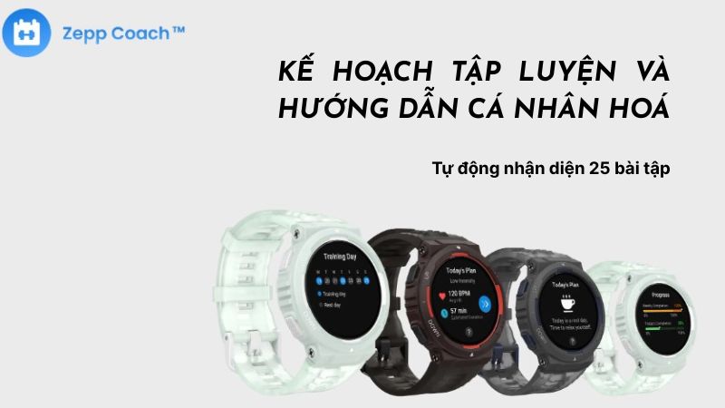 Zepp Coach AI cá nhân hóa, huấn luyện viên thông minh 