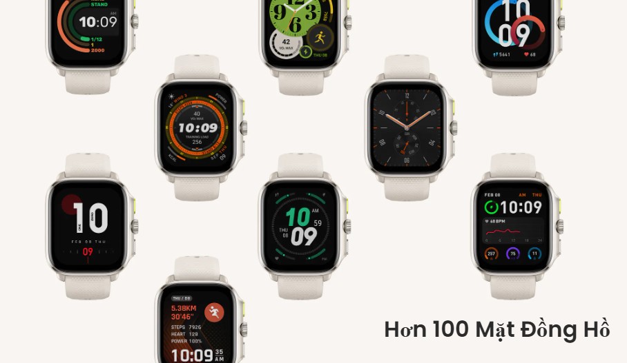 Hệ thống hiển thị 100 mặt đồng hồ