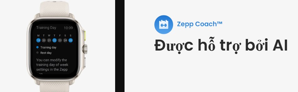 Hướng dẫn luyện tập AI thông minh với Zepp Coach