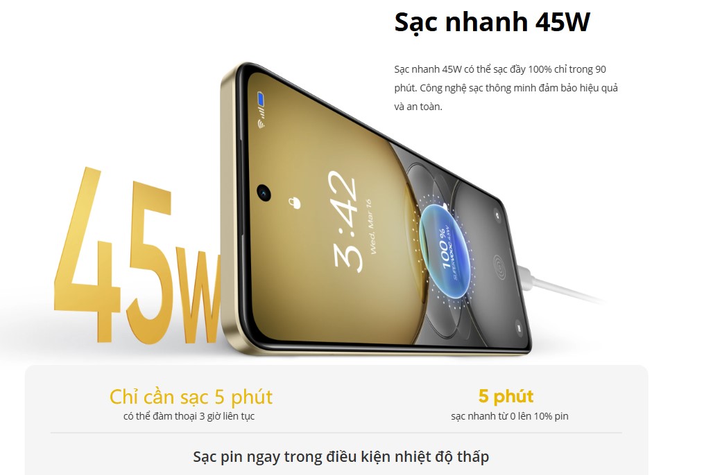 Sạc nhanh 45W