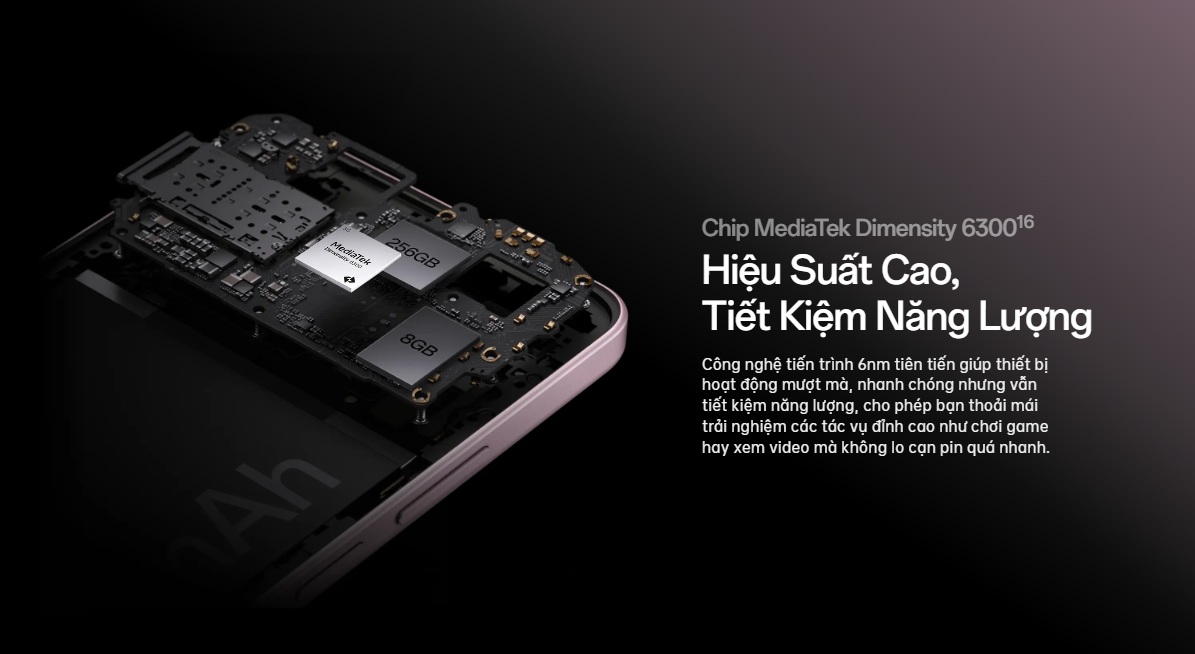 MediaTek Dimensity 6300 mạnh mẽ