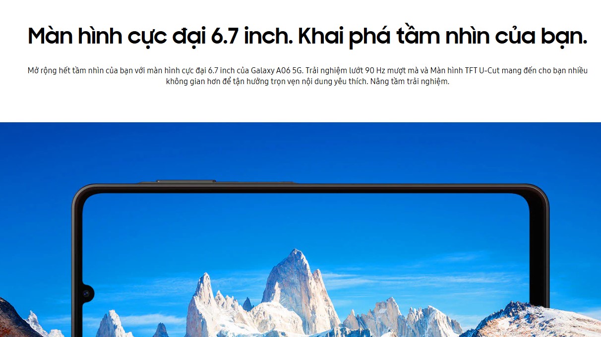 Màn hình 6.7 inch siêu lớn