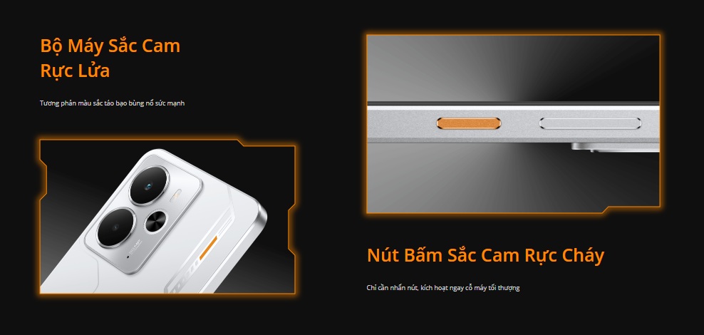 Bộ máy sắc cam rực lửa