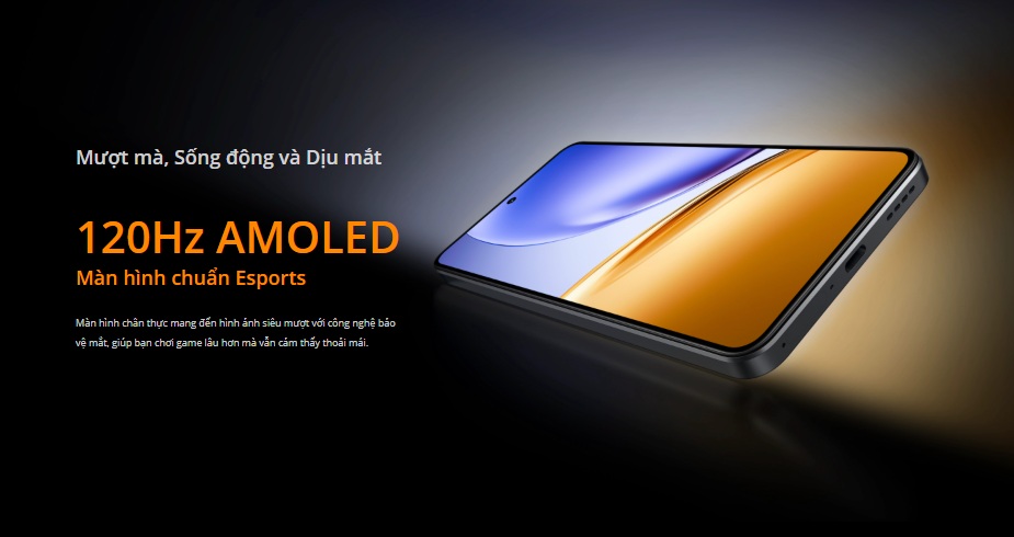 Màn hình AMOLED 120Hz