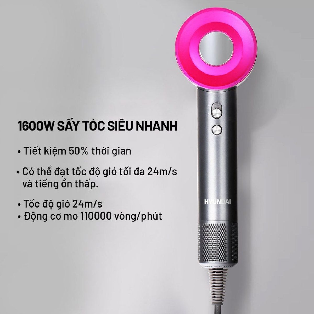 Hiệu năng sấy ấn tượng