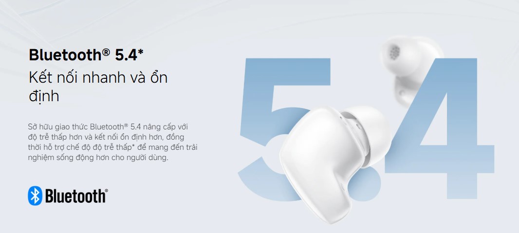 Kết nối Bluetooth 5.4 hiện đại