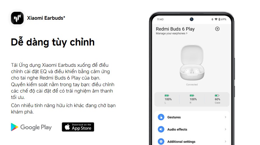 Ứng dụng Xiaomi Earbuds