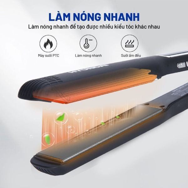Làm nóng nhanh – Duỗi thẳng tức thì