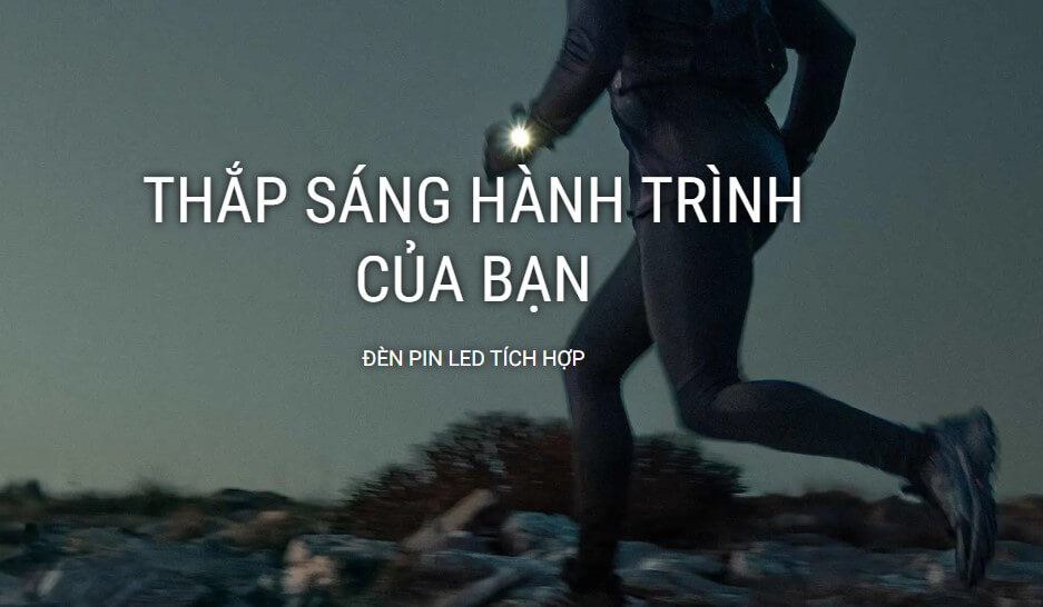 đèn led trên Garmin Fenix 8 Solar